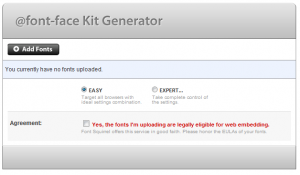 fontgenerator @font-face Kit Generator at fontsquirrel.com